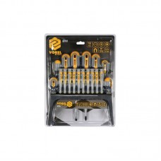 60781 VOREL Set surubelnite, 18 piese..